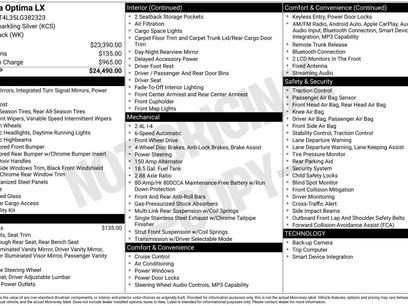 Used 2020 Kia Optima LX
