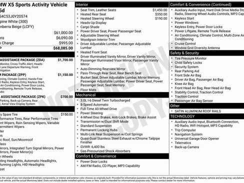 Used 2018 BMW X5 xDrive35d image 2