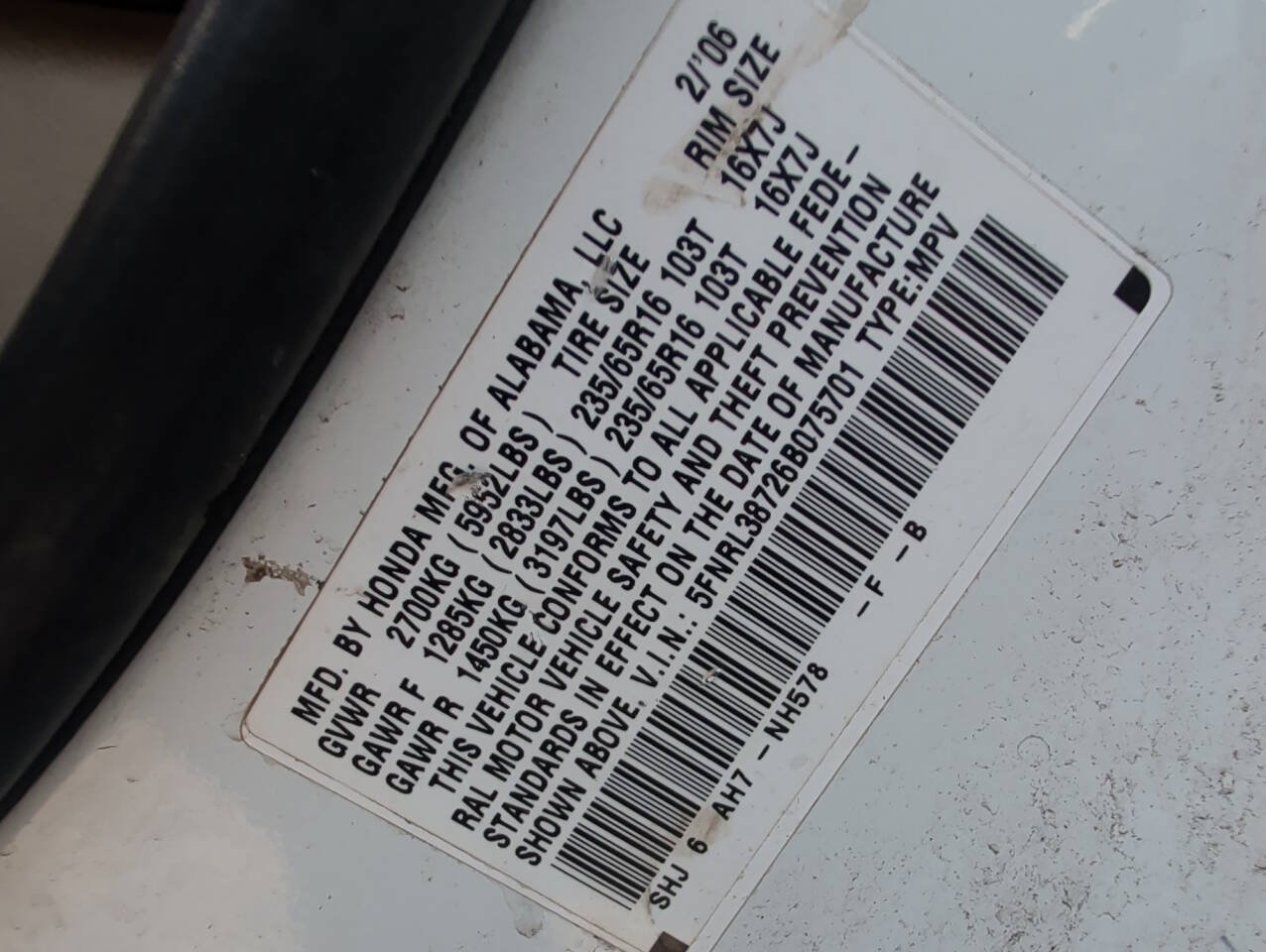Used 2006 Honda Odyssey EX-L image 42