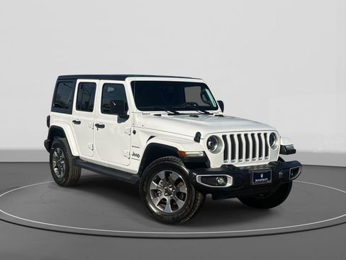Used 2023 Jeep Wrangler Unlimited Sahara w/ LED Lighting Group AWD/4WD image 1