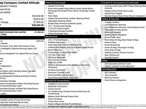 New 2026 Jeep Compass Limited image 8