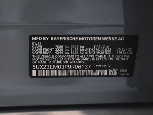 Used 2023 BMW X7 xDrive40i w/ M Sport Package AWD/4WD image 19