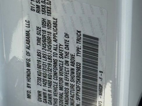 Used 2019 Honda Ridgeline RTL-E image 31