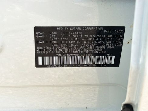 Used 2025 Subaru Ascent Bronze Edition AWD/4WD image 45