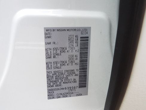 Used 2024 Nissan Frontier S AWD/4WD image 19