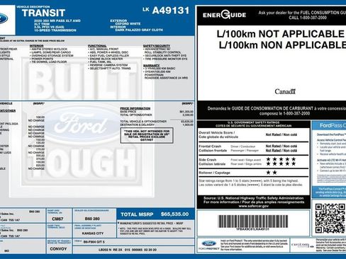 Used 2020 Ford Transit 350 XLT image 25