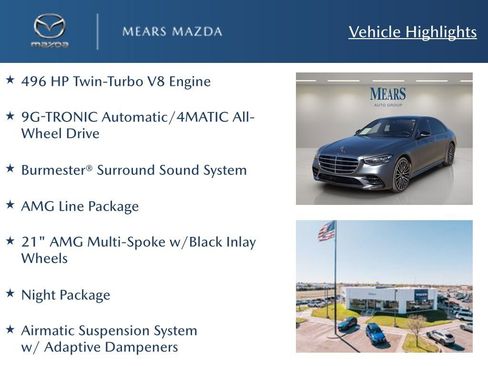 Used 2023 Mercedes-Benz S 580 4MATIC Sedan image 2