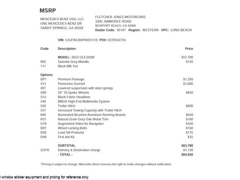 Certified 2023 Mercedes-Benz GLE 350 image 4