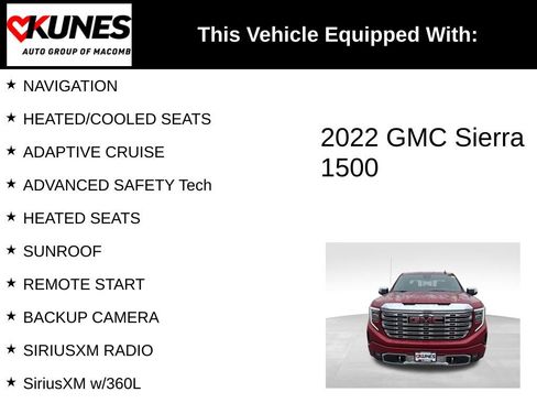 Used 2022 GMC Sierra 1500 Denali w/ Denali Reserve Package image 3