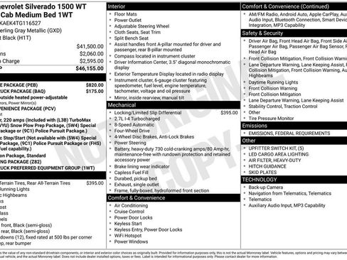 New 2026 Chevrolet Silverado 1500 W/T w/ WT Value Package image 26
