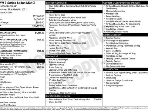 Used 2024 BMW M340i w/ Premium Package RWD image 7