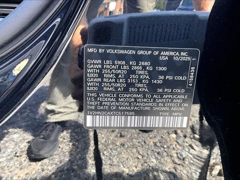 Used 2026 Volkswagen Atlas SE AWD/4WD image 34