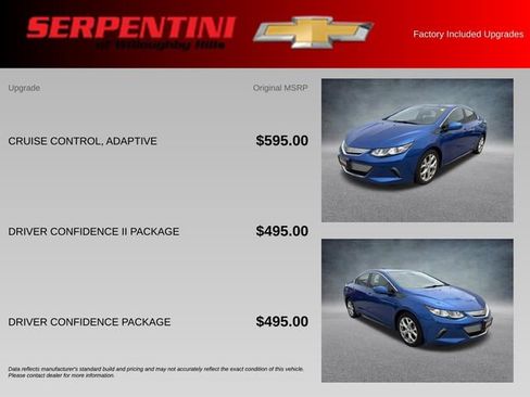 Used 2018 Chevrolet Volt Premier w/ Driver Confidence Package FWD image 4