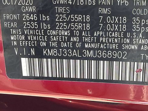 Used 2021 Hyundai Tucson Limited FWD image 33