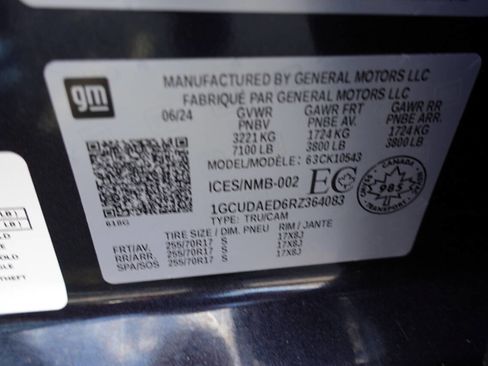 Used 2024 Chevrolet Silverado 1500 W/T w/ WT Fleet Convenience Package AWD/4WD image 17