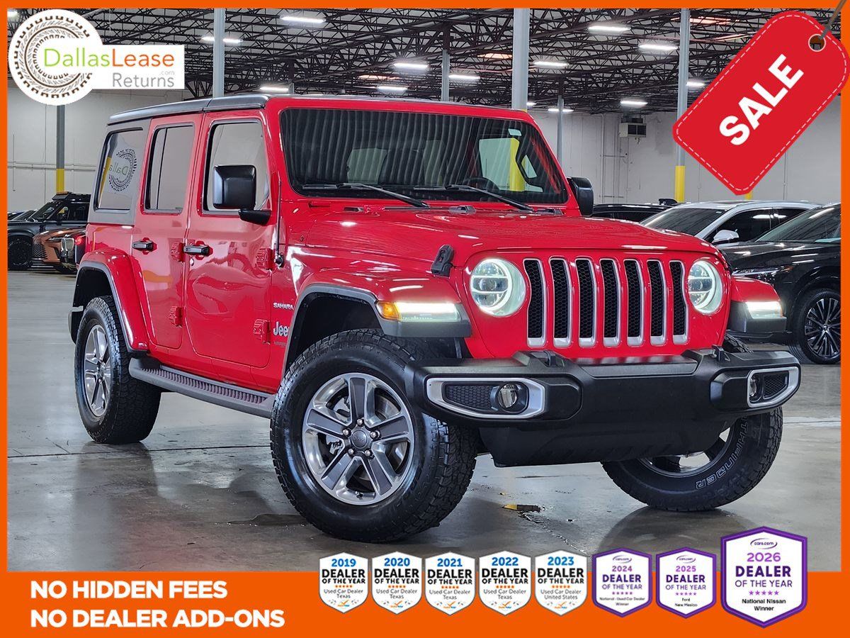 Used 2018 Jeep Wrangler Unlimited Sahara w/ Cold Weather Group AWD/4WD image 1