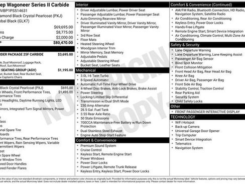 Certified 2023 Jeep Wagoneer Series II AWD/4WD image 12