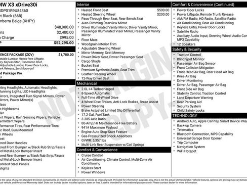 Used 2024 BMW X3 xDrive30i w/ Convenience Package image 5