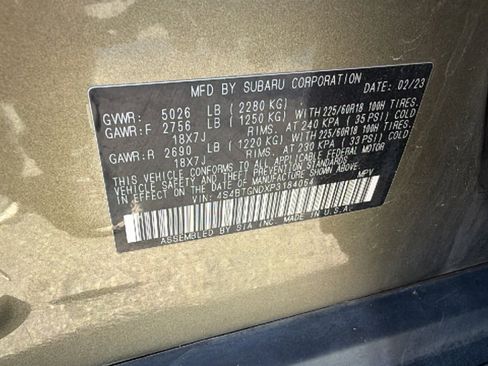 Used 2023 Subaru Outback Limited XT AWD/4WD image 30