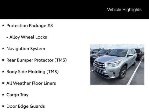 Used 2018 Toyota Highlander XLE w/ Protection Package #3 AWD/4WD image 8