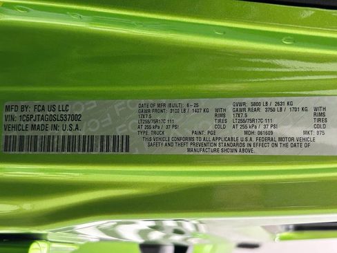 New 2025 Jeep Gladiator Sport image 27