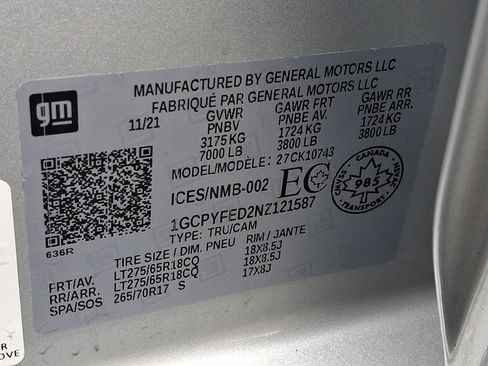 Used 2022 Chevrolet Silverado 1500 LT Trail Boss w/ Convenience Package II image 28