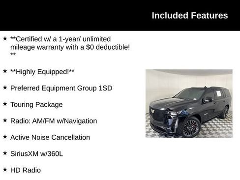 Certified 2023 Cadillac Escalade V AWD/4WD image 4