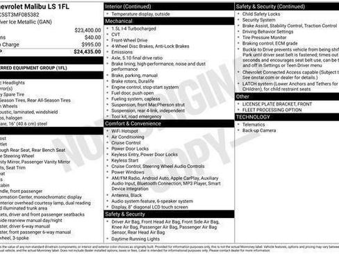 Used 2021 Chevrolet Malibu LS image 8