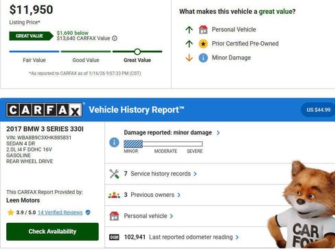 Used 2017 BMW 330i Sedan image 3