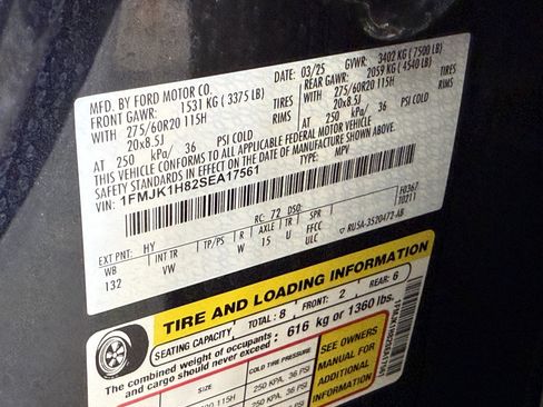 Certified 2025 Ford Expedition Max Active RWD image 29