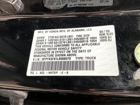 Used 2020 Honda Ridgeline Black Edition image 35