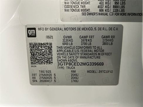 Used 2021 GMC Sierra 1500 Elevation w/ Preferred Package image 34