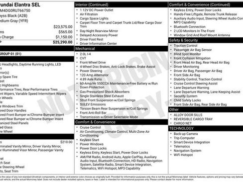 Used 2024 Hyundai Elantra SEL FWD image 10