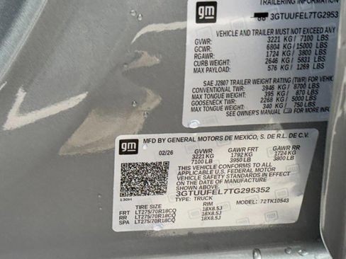 New 2026 GMC Sierra 1500 AT4X w/ LPO, Black Badging Package AWD/4WD image 21