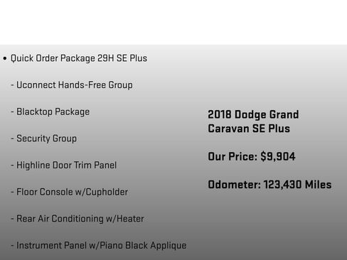 Used 2018 Dodge Grand Caravan SE FWD image 6