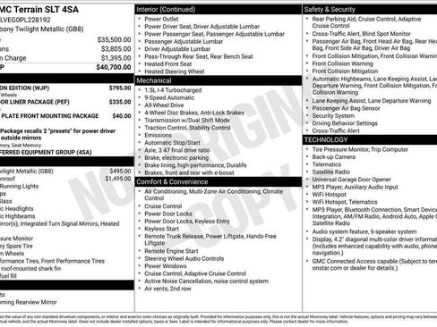 Used 2023 GMC Terrain SLT w/ Elevation Edition AWD/4WD image 2