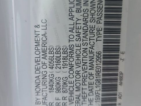 Used 2024 Honda Civic Sport Touring image 13