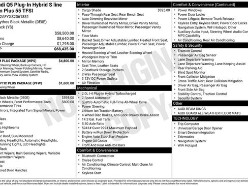 Certified 2025 Audi Q5 e Premium Plus w/ Premium Plus Package image 16