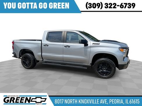 Used 2024 Chevrolet Silverado 1500 Custom Trail Boss w/ LPO, Dark Essentials Package AWD/4WD image 1