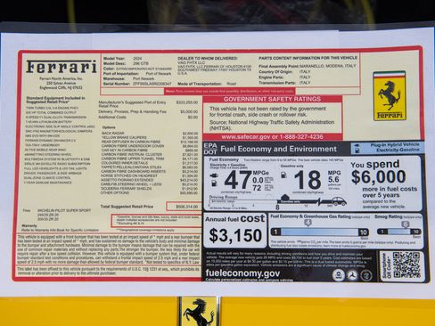 Certified 2024 Ferrari 296 GTB image 36