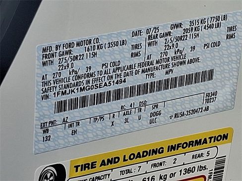 New 2025 Ford Expedition Max Platinum w/ Stealth Performance Package image 18