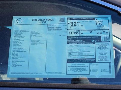 New 2026 Nissan Rogue SV image 9
