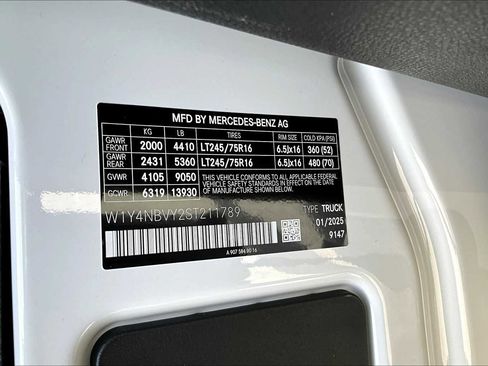 New 2025 Mercedes-Benz Sprinter 2500 image 13