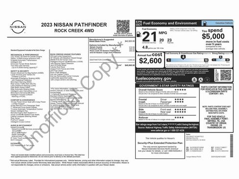 Used 2023 Nissan Pathfinder Rock Creek image 4