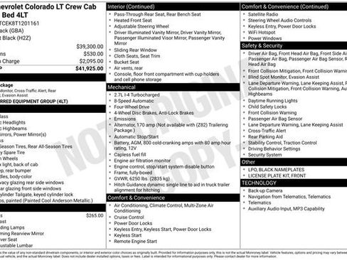 New 2026 Chevrolet Colorado LT AWD/4WD image 4