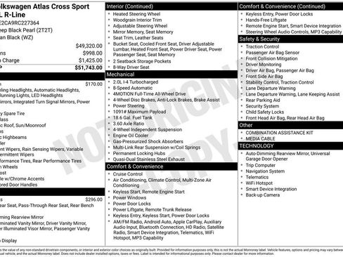 Certified 2024 Volkswagen Atlas Cross Sport SEL R-Line AWD/4WD image 16
