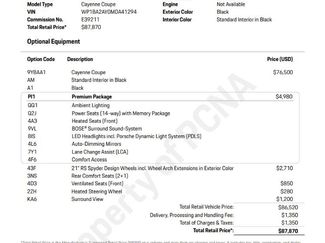 Used 2021 Porsche Cayenne Coupe video 2