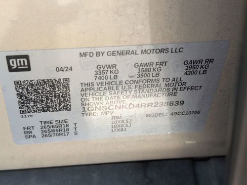 Used 2024 Chevrolet Tahoe LT image 32