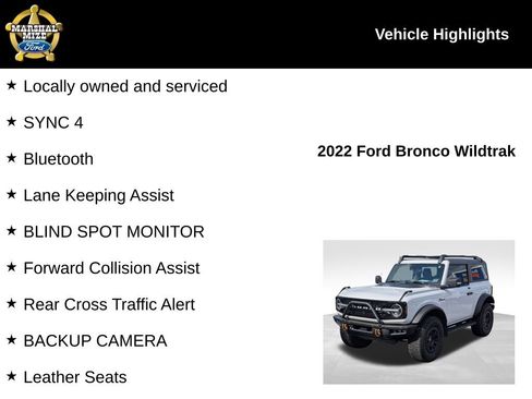 Used 2022 Ford Bronco Wildtrak image 2