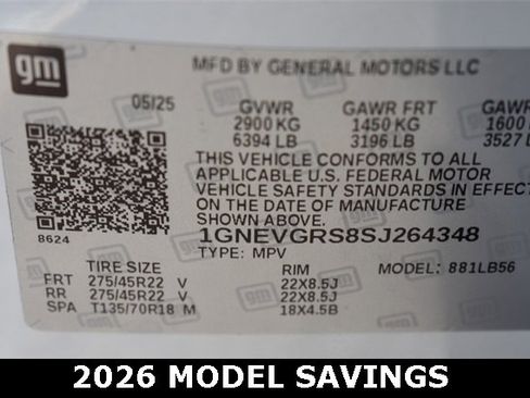 New 2025 Chevrolet Traverse LT w/ Enhanced Driving Package image 37